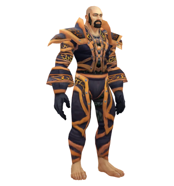 Stormshroud Armor on a Human male