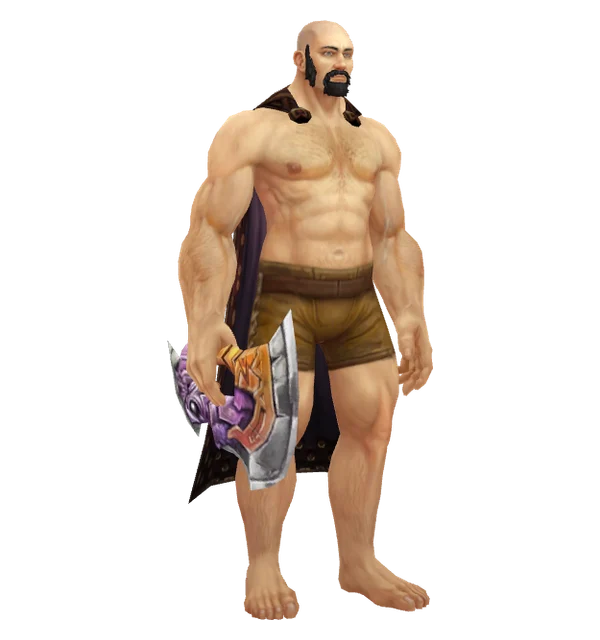Battlegear of Unyielding Strength on a Human male