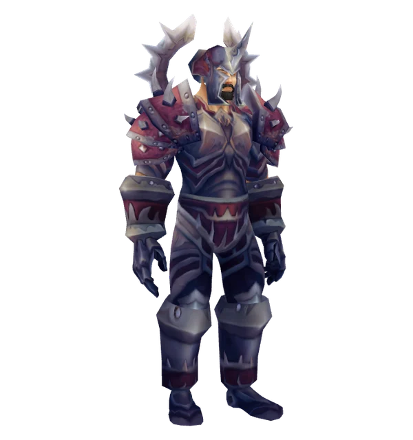 Warlord's Battlegear on a Human male