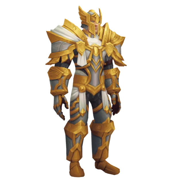 Justice Armor on a Human male