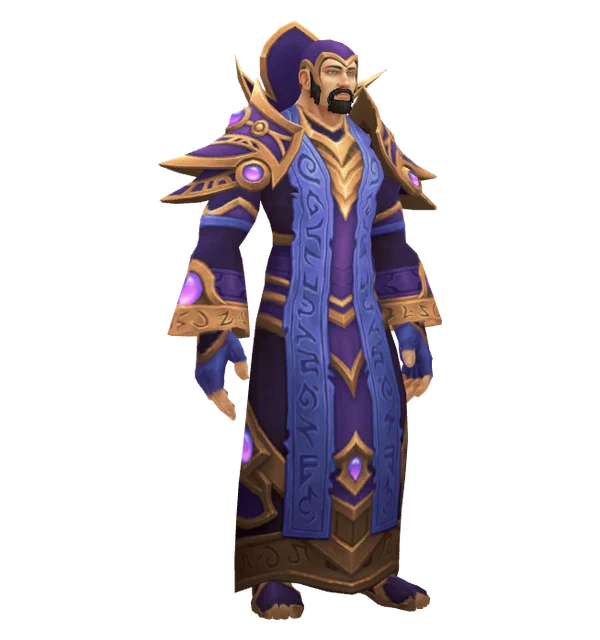 Manaflare Regalia on a Human male