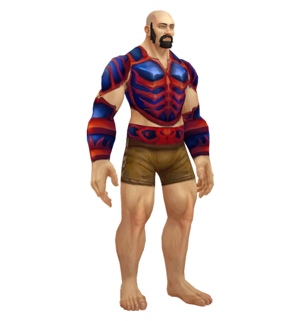 Vindicator's Battlegear on a Human male