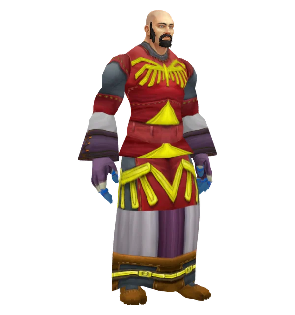 Regalia of Undead Cleansing on a Human male
