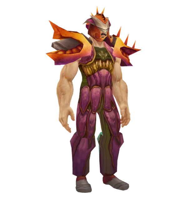 Avenger's Battlegear on a Human male, 4 of 5 pieces shown