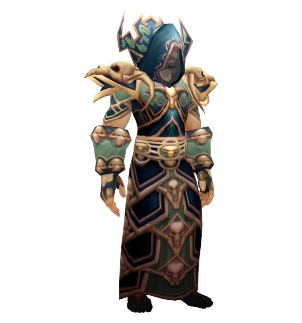 Deathmist Raiment on a Human male