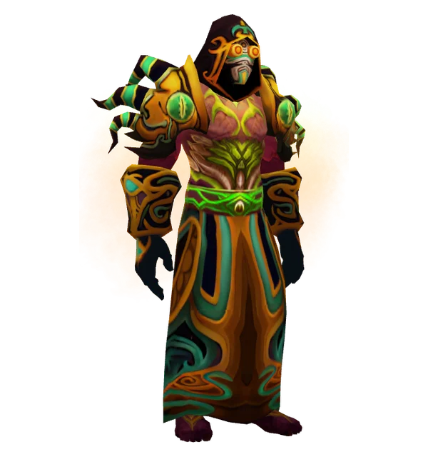 Plagueheart Raiment on a Human male