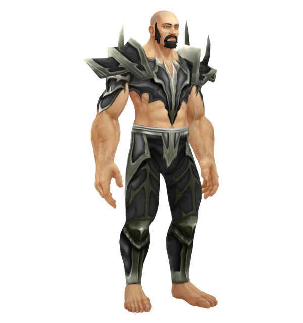Black Dragon Mail on a Human male