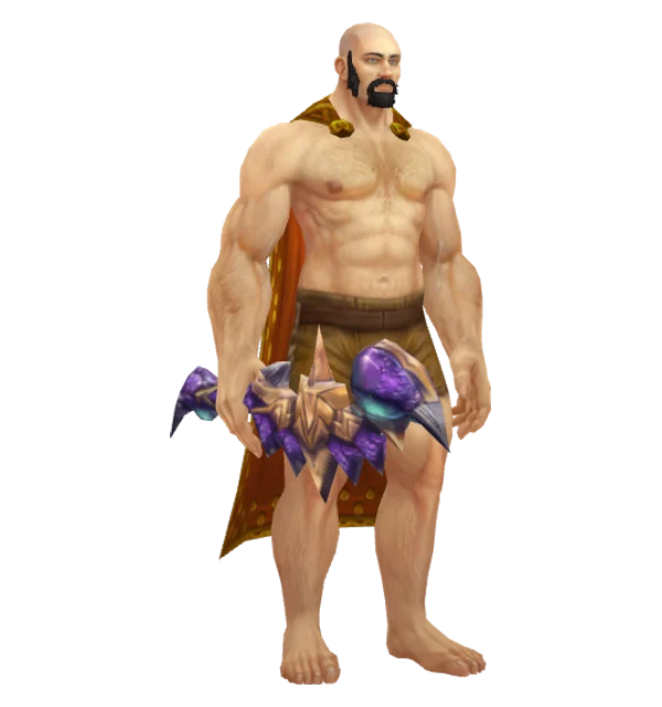Battlegear of Eternal Justice on a Human male