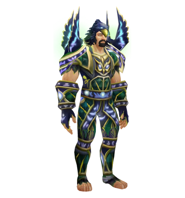 Feralheart Raiment on a Human male