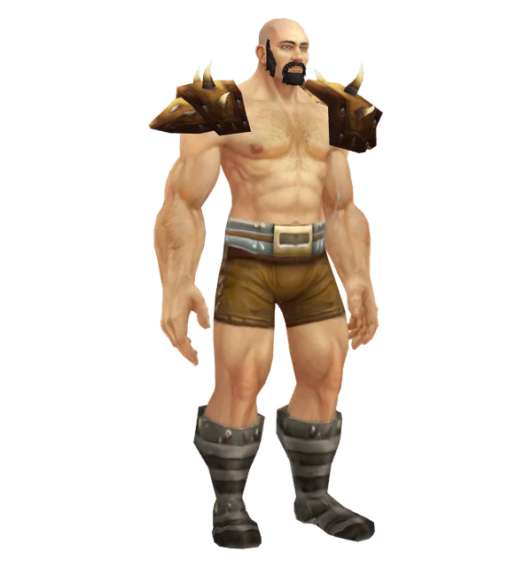 The Defiler's Determination on a Human male