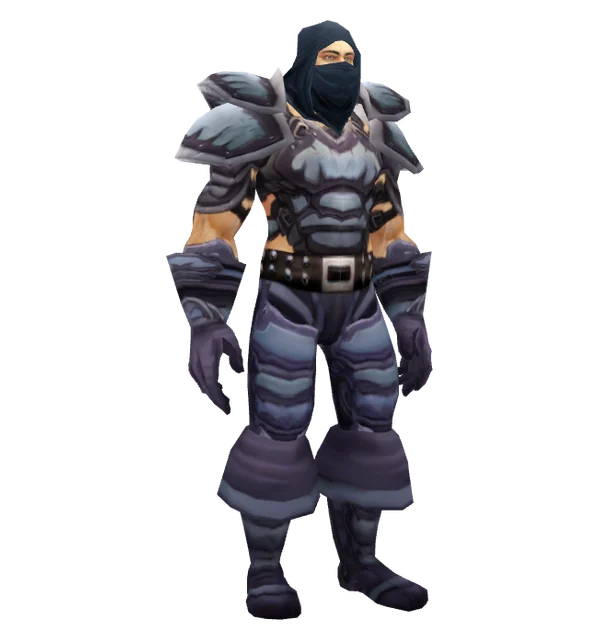 Shadowcraft Armor on a Human male