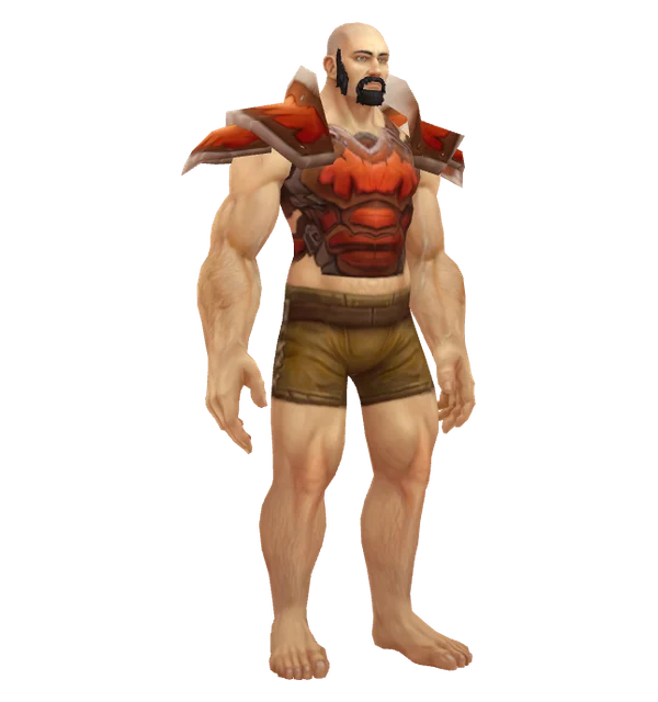 Blood Tiger Harness on a Human male