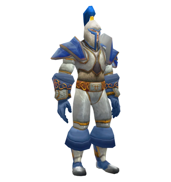 Imperial Plate on a Human male