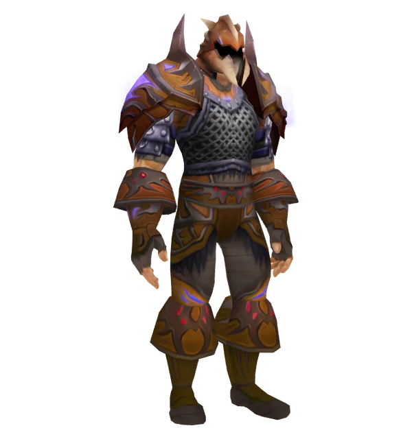 Cryptstalker Armor on a Human male