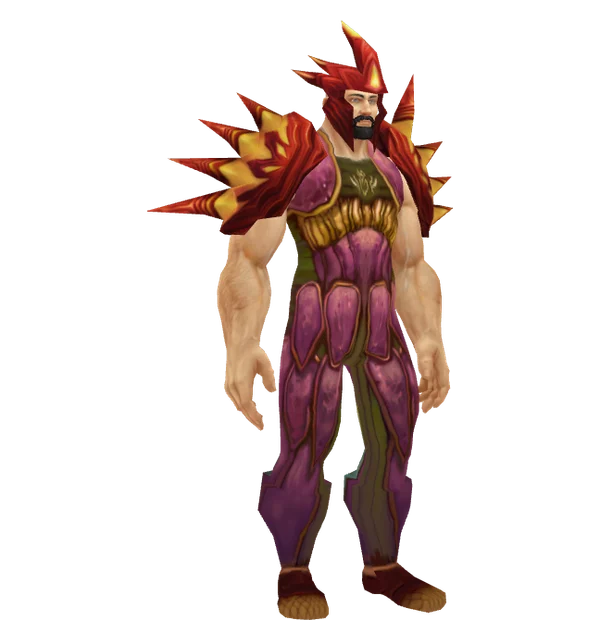 Stormcaller's Garb on a Human male, 4 of 5 pieces shown