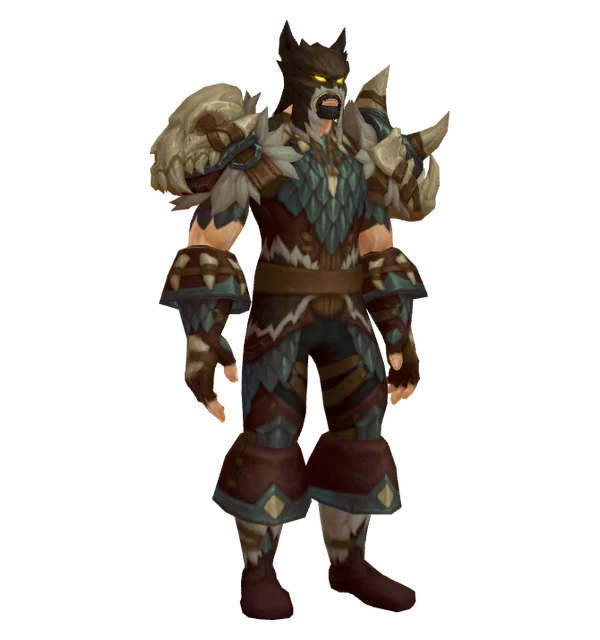 Wildstalker Armor on a Human male
