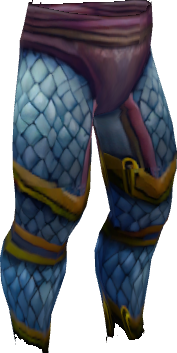 Blue Dragonscale Leggings
