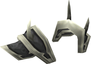 Black Dragonscale Shoulders
